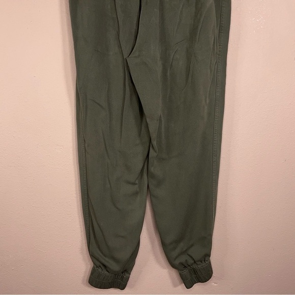 XS NANETTE LEPORE GREEN JOGGER PANT CASUAL PULL ON LYOCELL ELASTIC WAIST - Picture 2 of 6